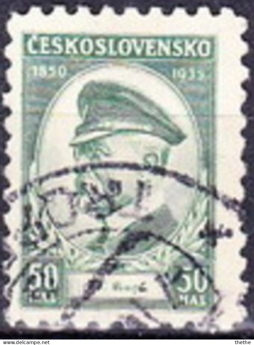 TCHECOSLOVAQUIE -  85éme Anniversaire Du Président Masaryk - Usati