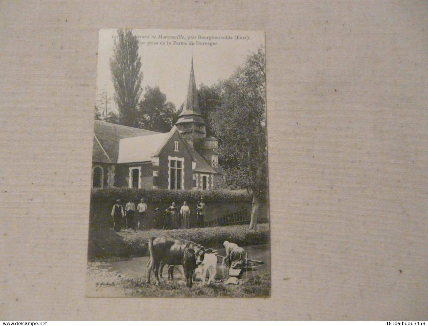 RARE - CPA 27 EURE -  MARCOUVILLE - PRES BOURTHEROULDE : Vue Prise De La Ferme De Durenger - Bourgtheroulde