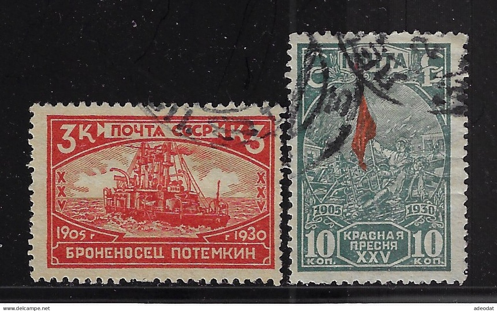 RUSSIA 1930 SCOTT #438,440 Used - Gebruikt