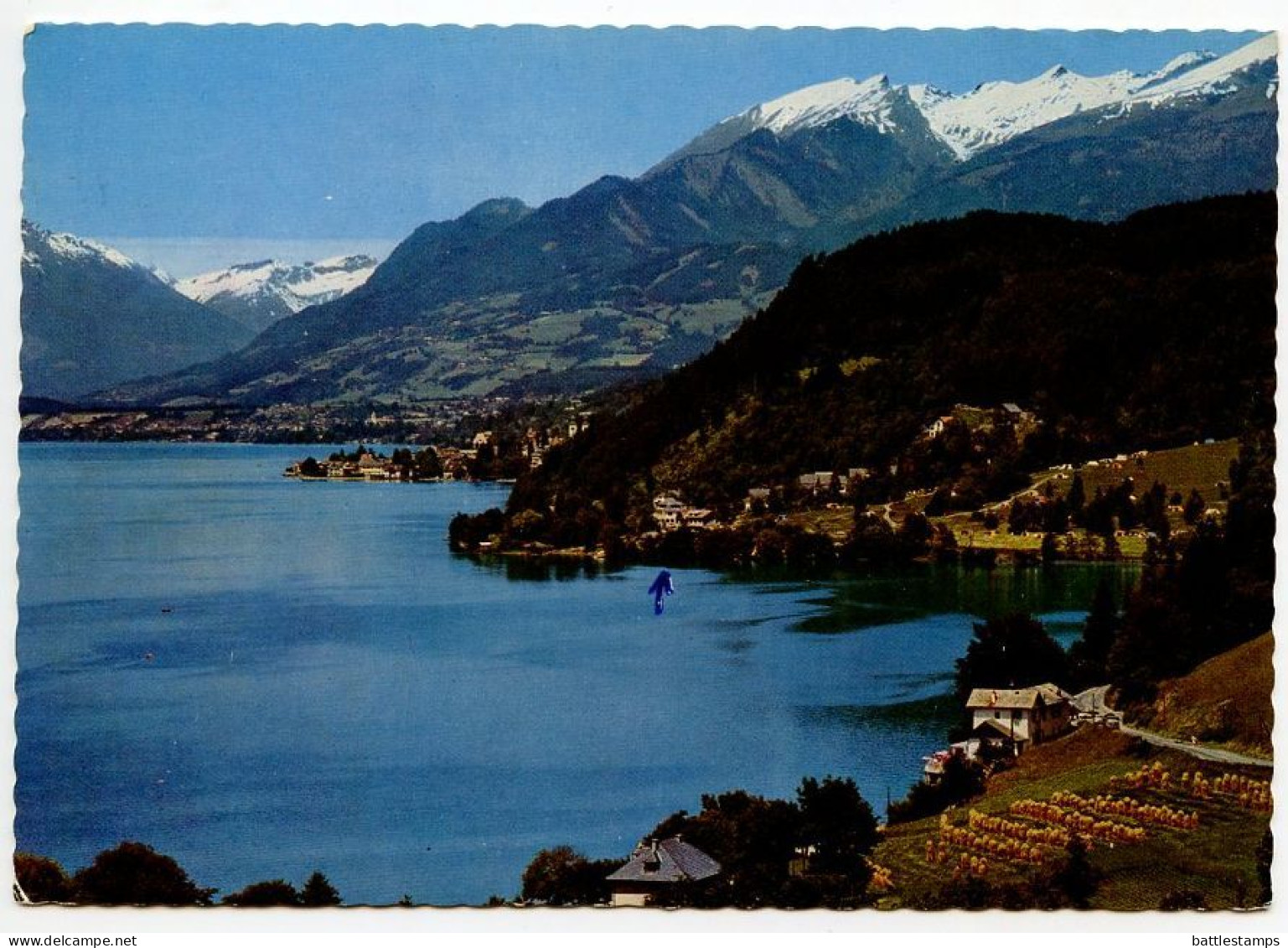Austria 1975 Postcard Lake Of Millstatt, Carinthia - Scenic View; 1.50s Bludenz Stamp: Millstatt Am See Slogan Cancel - Millstatt