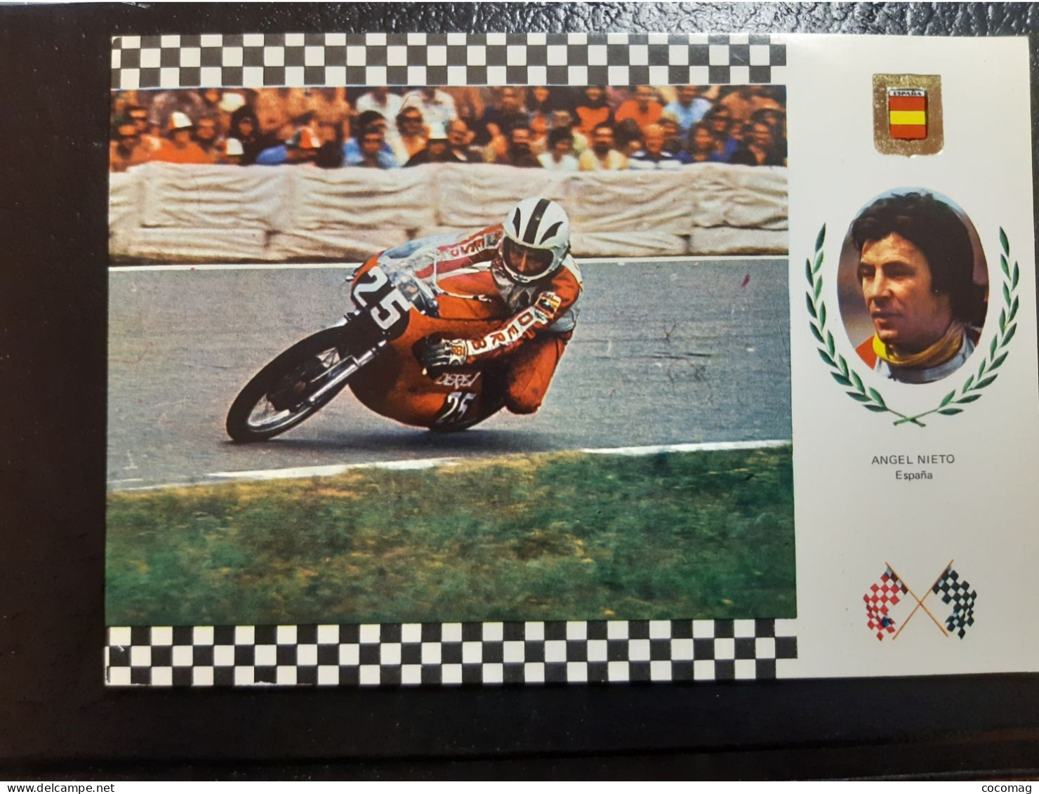 Moto SERIE GRAN PRIX DERBI GP 125 ASSEN 29 JUIN 1974 ANGEL NIETO - Moto Sport