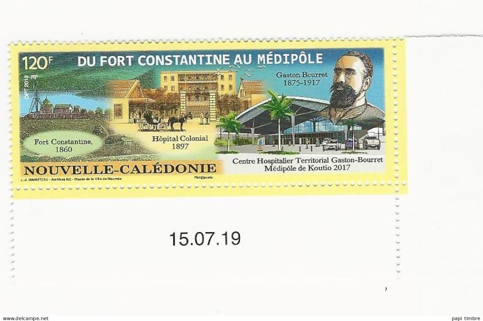 Nouvelle Calédonie - 2019 - Du Fort Constantine Au Médipôle - N° 1380 ** - Unused Stamps