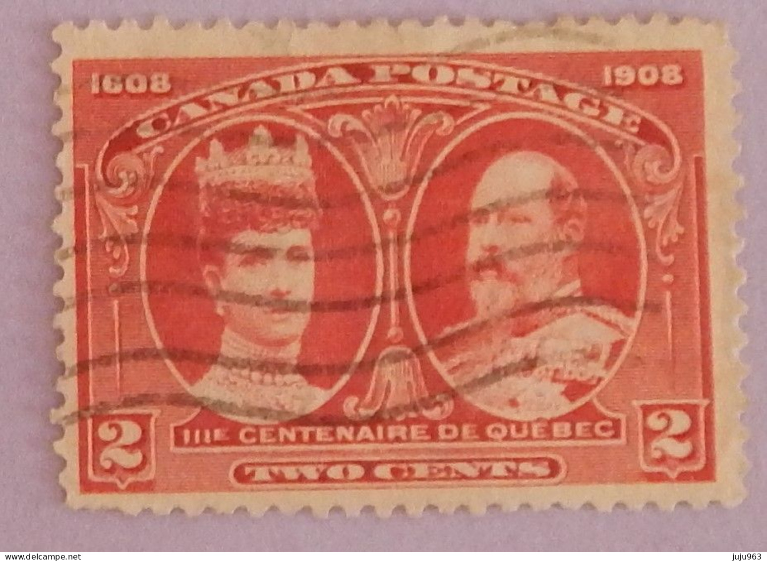 CANADA YT 87 OBLITÉRÉ  ANNÉE 1908 - Used Stamps