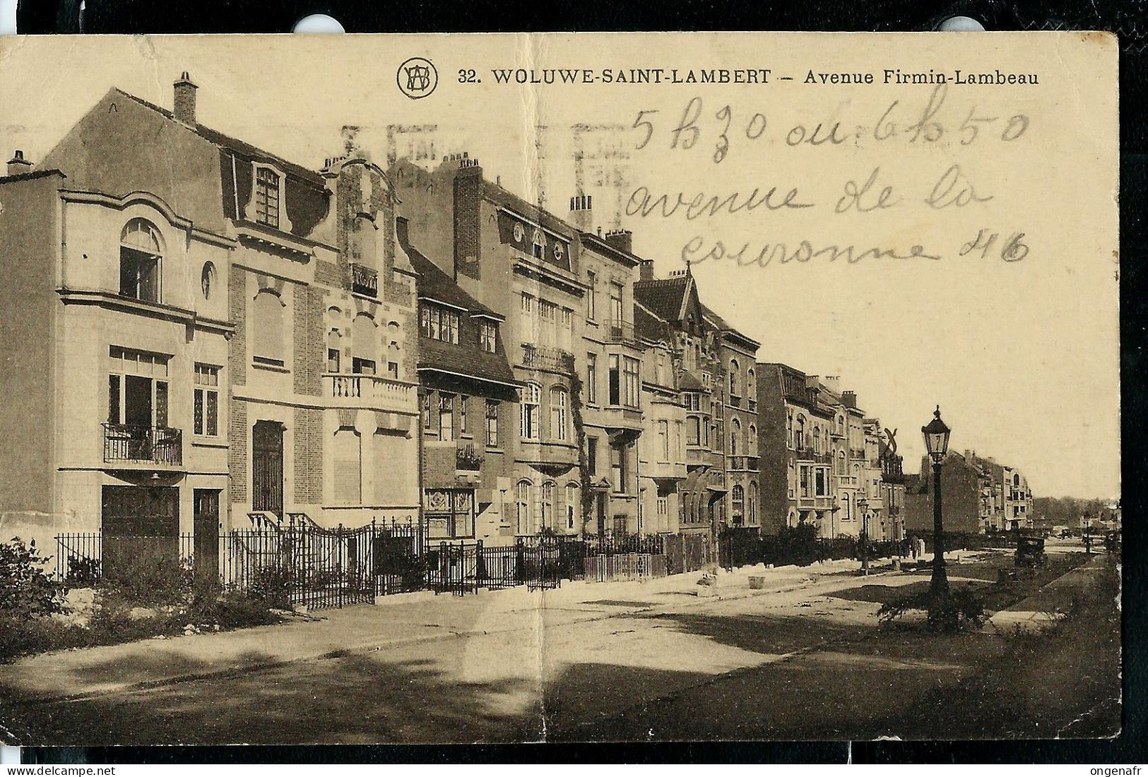Avenue Firmin Lambeau  Obl. 1929 - Woluwe-St-Lambert - St-Lambrechts-Woluwe