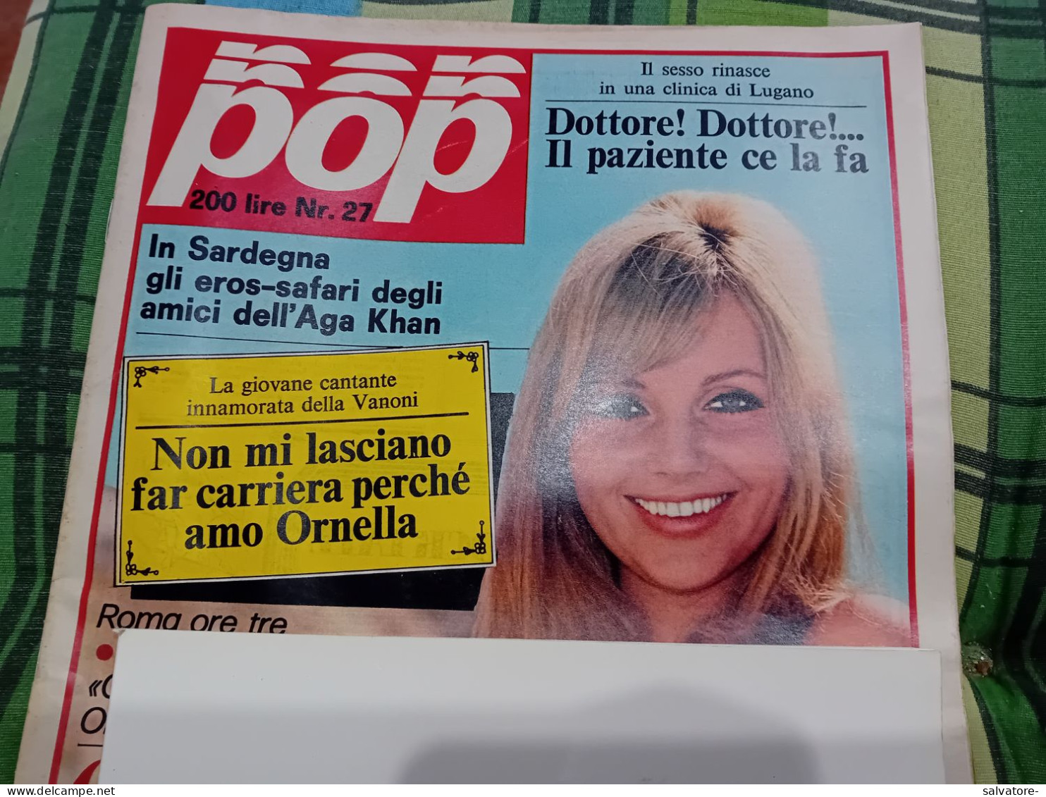 POP- SETTIMANALE DI VARIETÀ- ANNO 1- NUMERO 27- DICEMBRE 1971 - Cine