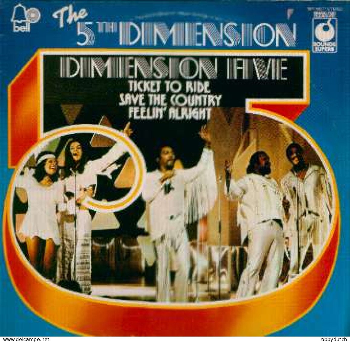 * LP *  FIFTH DIMENSION - DIMENSION FIVE (UK 1970 EX-) - Soul - R&B