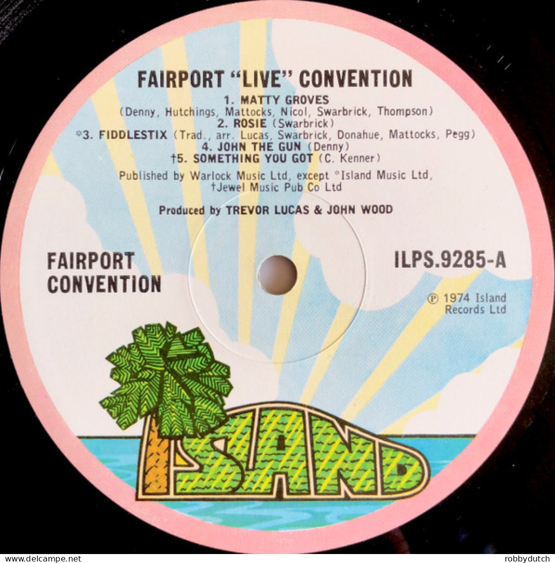 * LP *  FAIRPORT CONVENTION - FAIRPORT " LIVE"  CONVENTION (UK First Issue 1974 EX-!!) - Country Y Folk