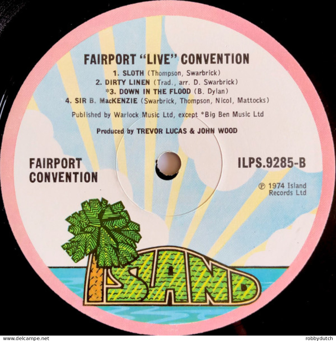 * LP *  FAIRPORT CONVENTION - FAIRPORT " LIVE"  CONVENTION (UK First Issue 1974 EX-!!) - Country Et Folk