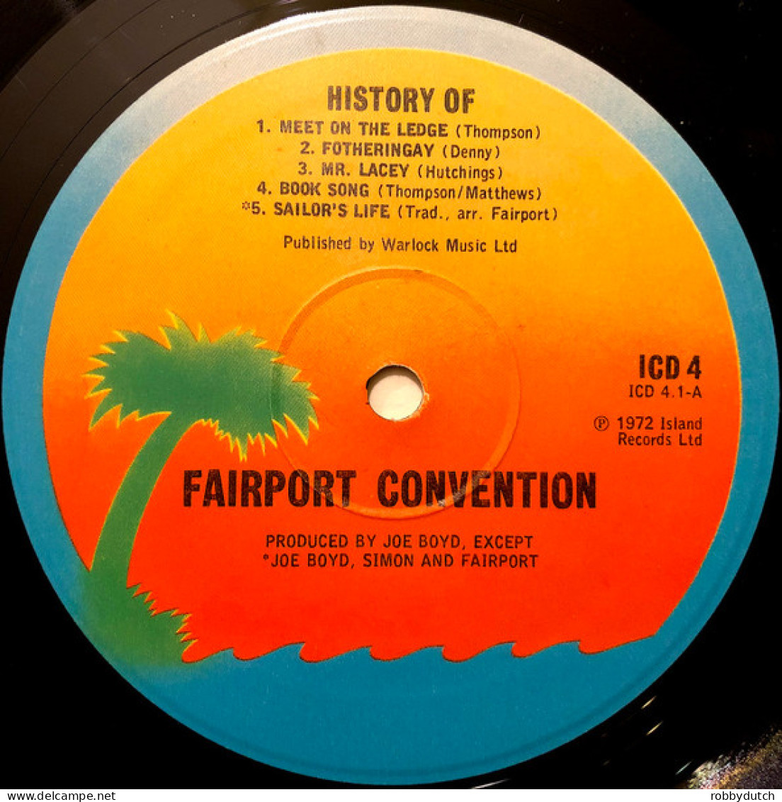 * 2LP *  HISTORY OF FAIRPORT CONVENTION (England 1972)