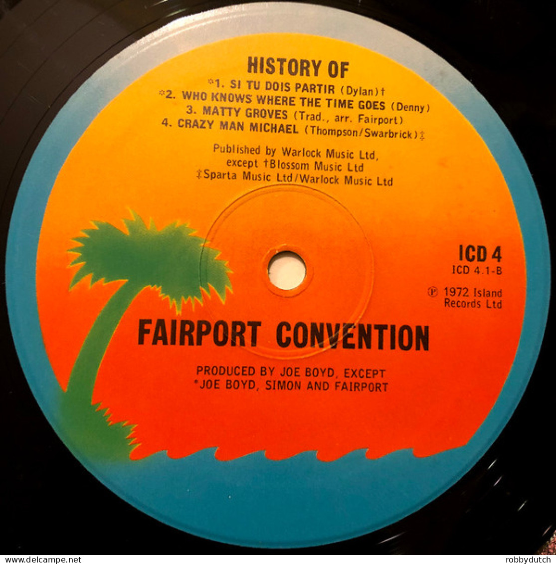 * 2LP *  HISTORY OF FAIRPORT CONVENTION (England 1972)