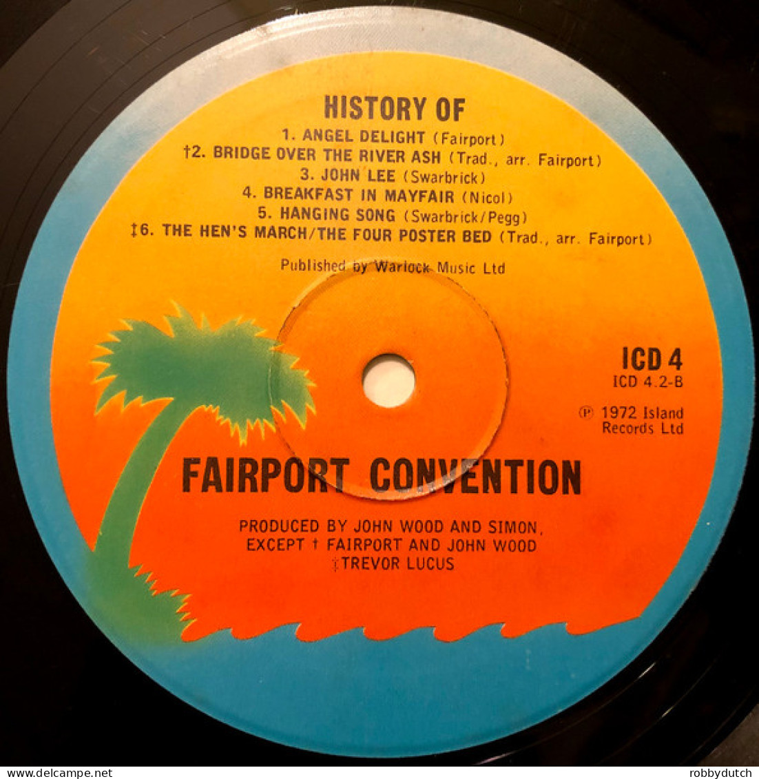 * 2LP *  HISTORY OF FAIRPORT CONVENTION (England 1972)