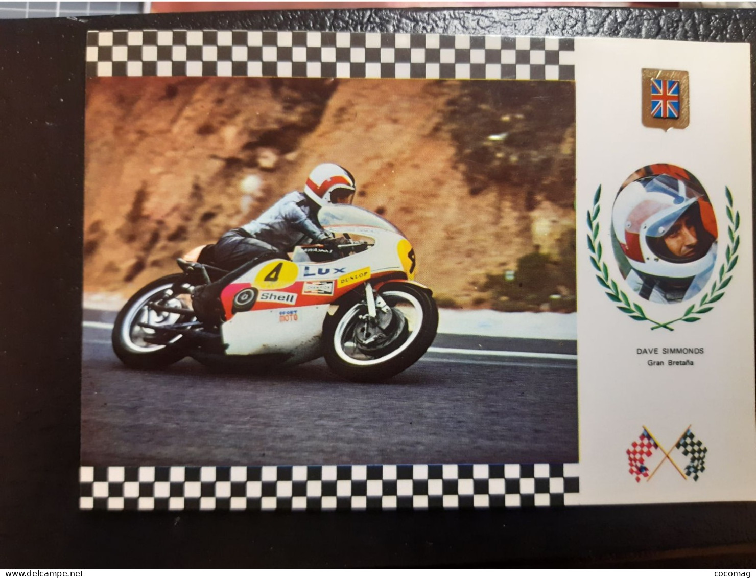 Moto KAWASAKI  500 GP  CHARADE 7 MAI 1975 DAVE SIMMONDS - Motociclismo
