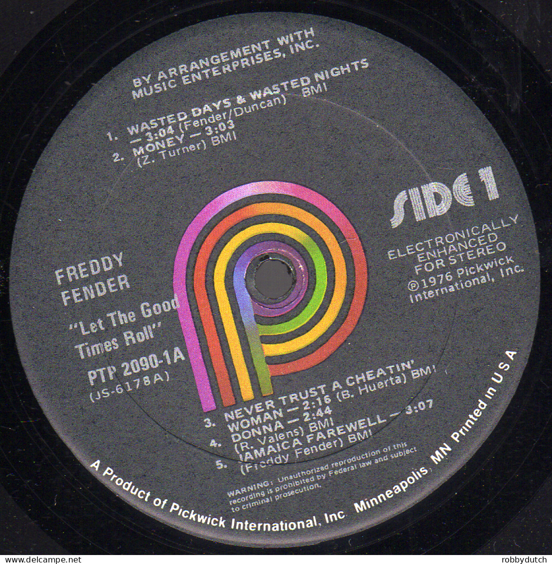 * 2LP *  FREDDY FENDER - LET THE GOOD TIMES ROLL (USA 1976 EX-) - Country & Folk