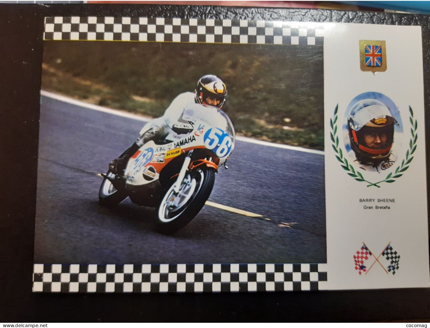 Moto YAMAHA 350 GP  CHARADE 7 MAI 1975 DAVE BARRY SHEENE - Motorcycle Sport