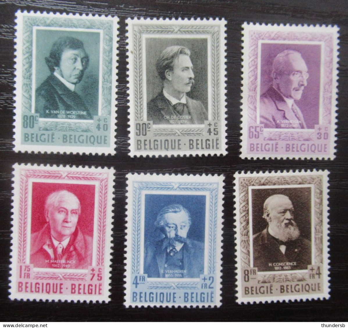 892/97 'Letterkundigen' - Postfris ** - Côte: 120 Euro - Unused Stamps