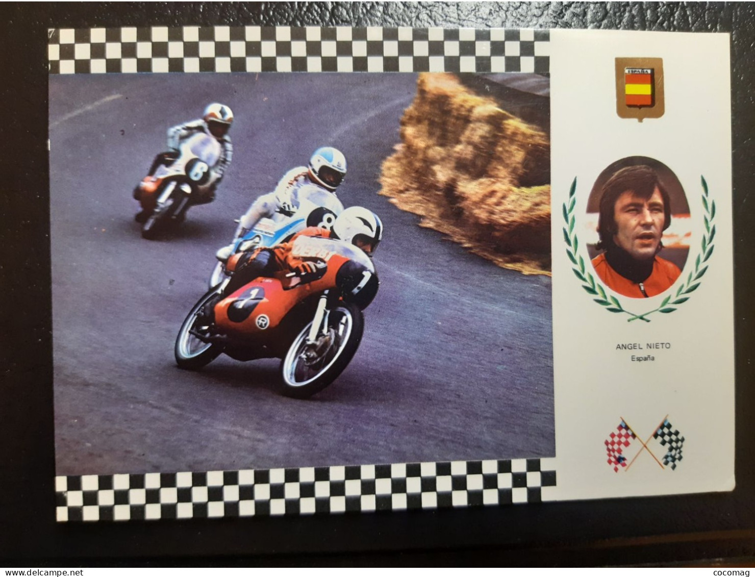 Moto DERBI 125 GP  CHARADE 7 MAI 1972 ANGEL NIETO  SIMMONDS - Moto Sport