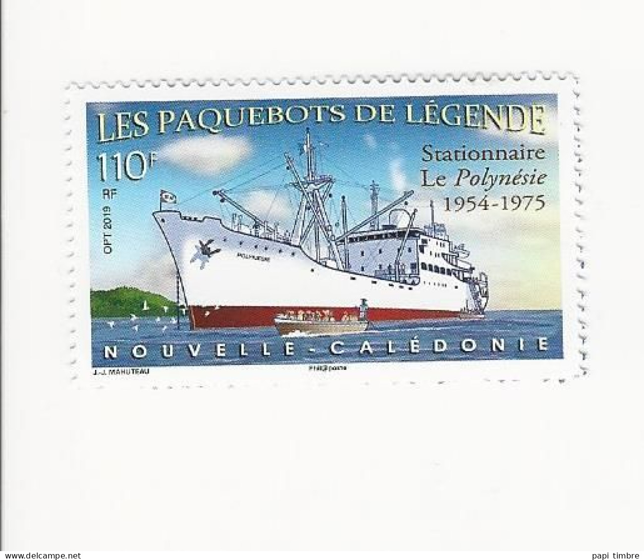 Nouvelle Calédonie - 2019 - Paquebot Le Polynésie - N° 1365 ** - Neufs