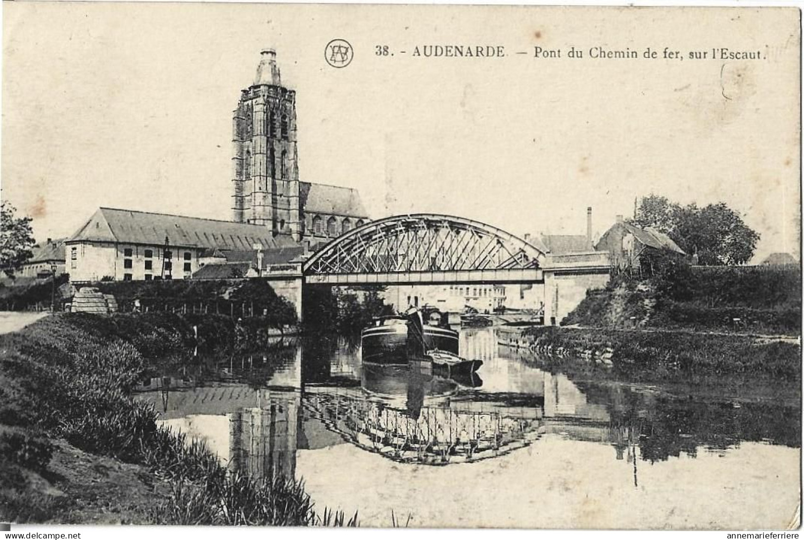 Audenarde, Oudenaarde, Pont Du Chemin De Fer Sur L'escaut - Oudenaarde
