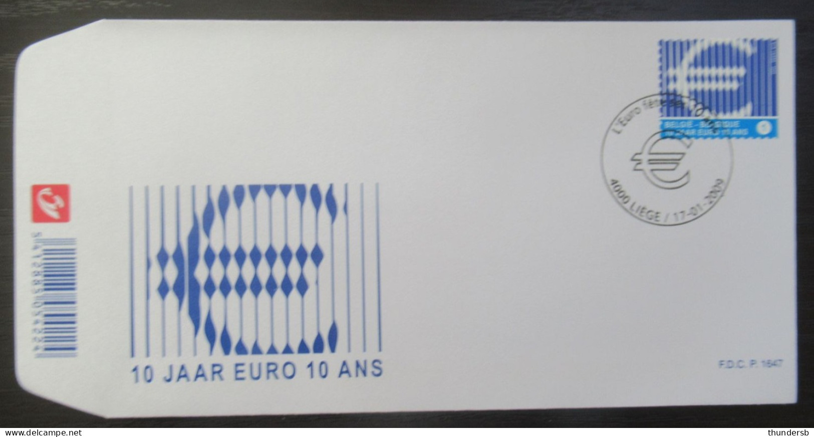 FDC 3873 'De Euro 10 Jaar' - 2001-2010