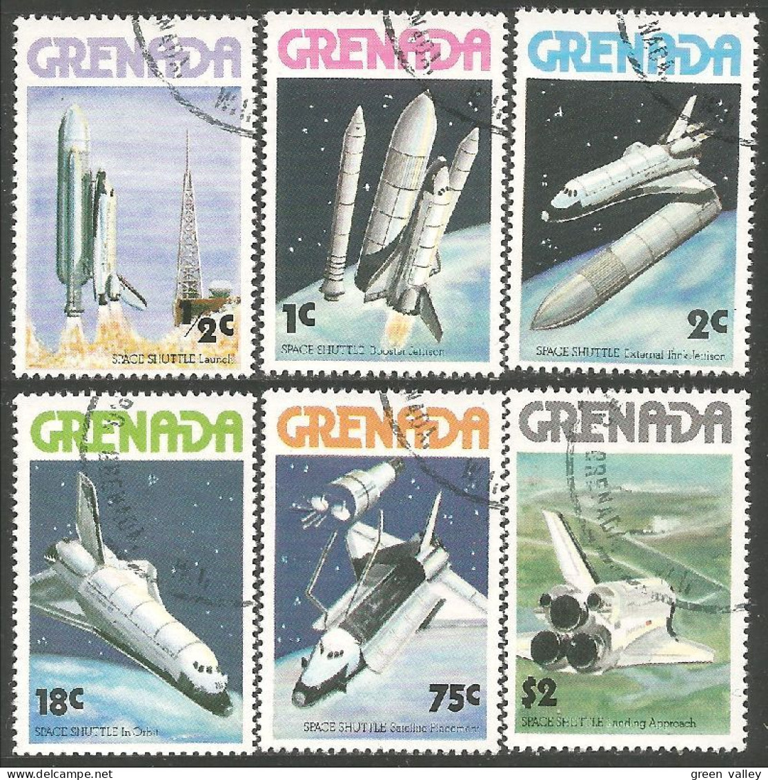 ES-24b Grenada Space Shuttle Navette Spatiale - América Del Norte
