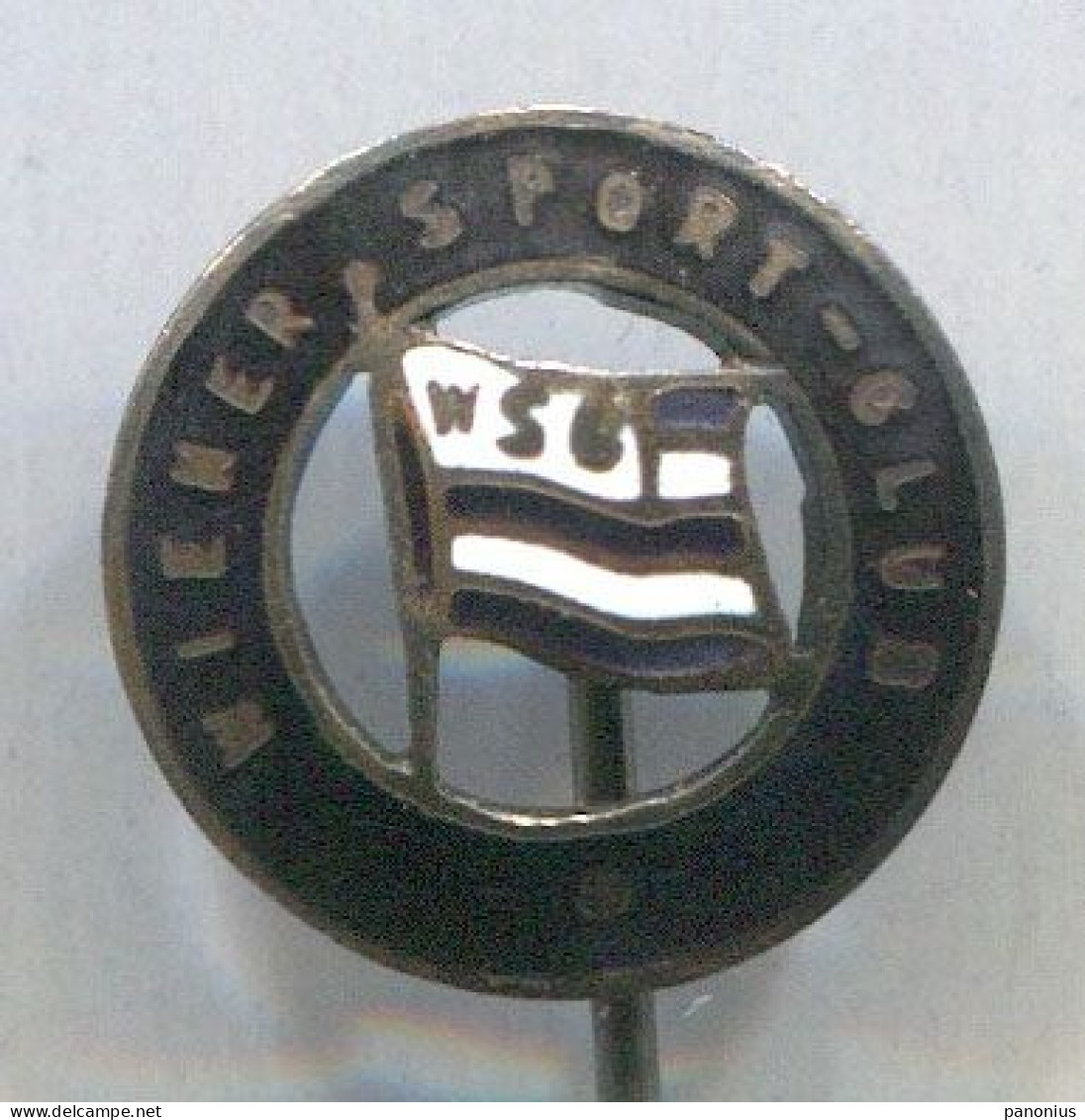 FOOTBALL / SOCCER / FUTBOL / CALCIO - WSC Wiener Sport Club  Austria, Enamel  Old Pin  Badge Abzeichen, Before WW2 - Football