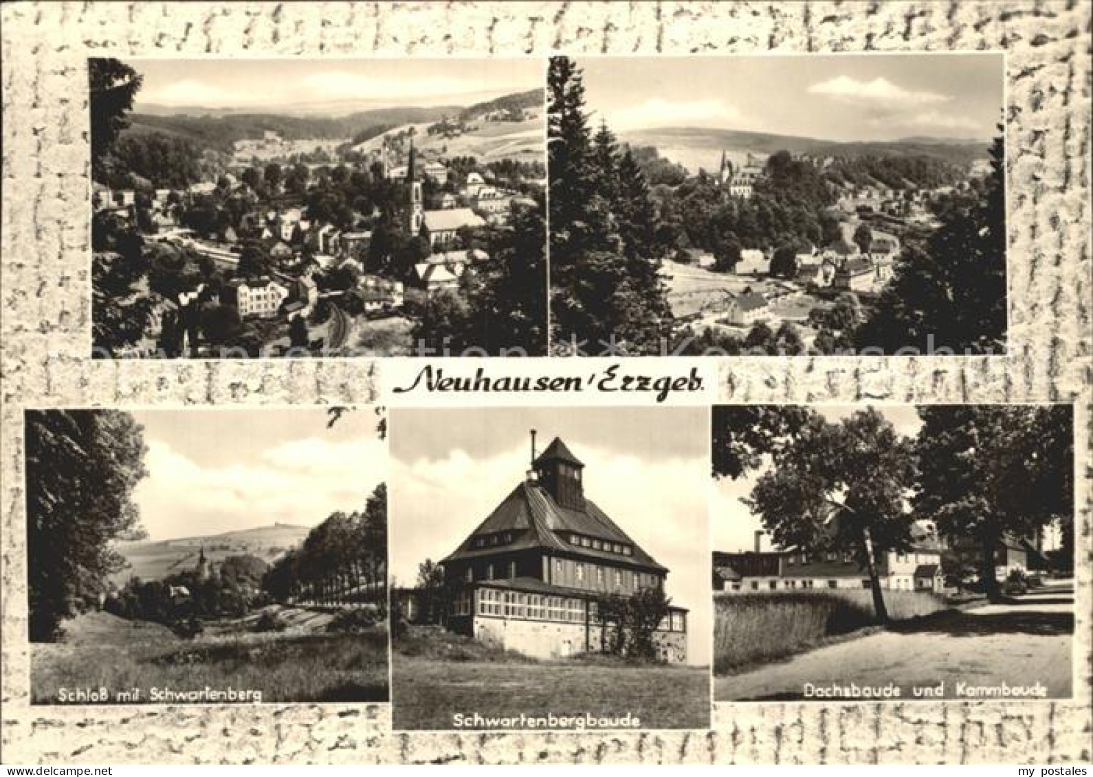 72335724 Neuhausen Erzgebirge Totalansicht Schloss Mit Schwartenbergbaude Dachsb - Neuhausen (Erzgeb.)