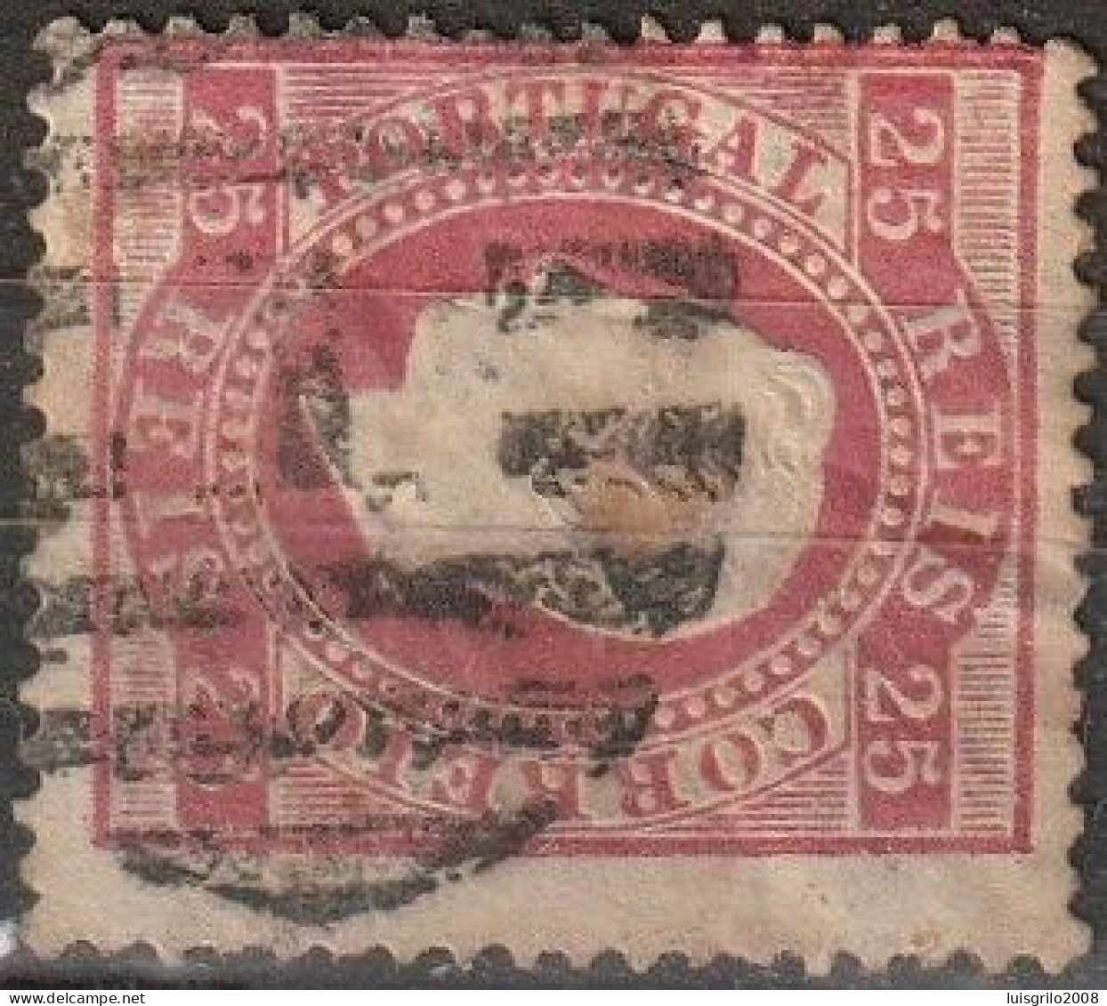 Marcofilia, Carimbos Numéricos De Barras - 1 LISBOA -|- 1869 - 2ª Reforma - Postmark Collection