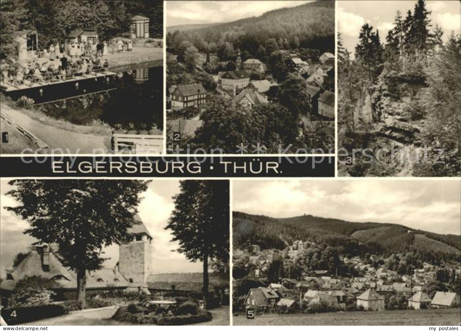 72335144 Elgersburg Freilichtbuehne Schlossblick Goethefels Koernbachtal FDGB Er - Elgersburg