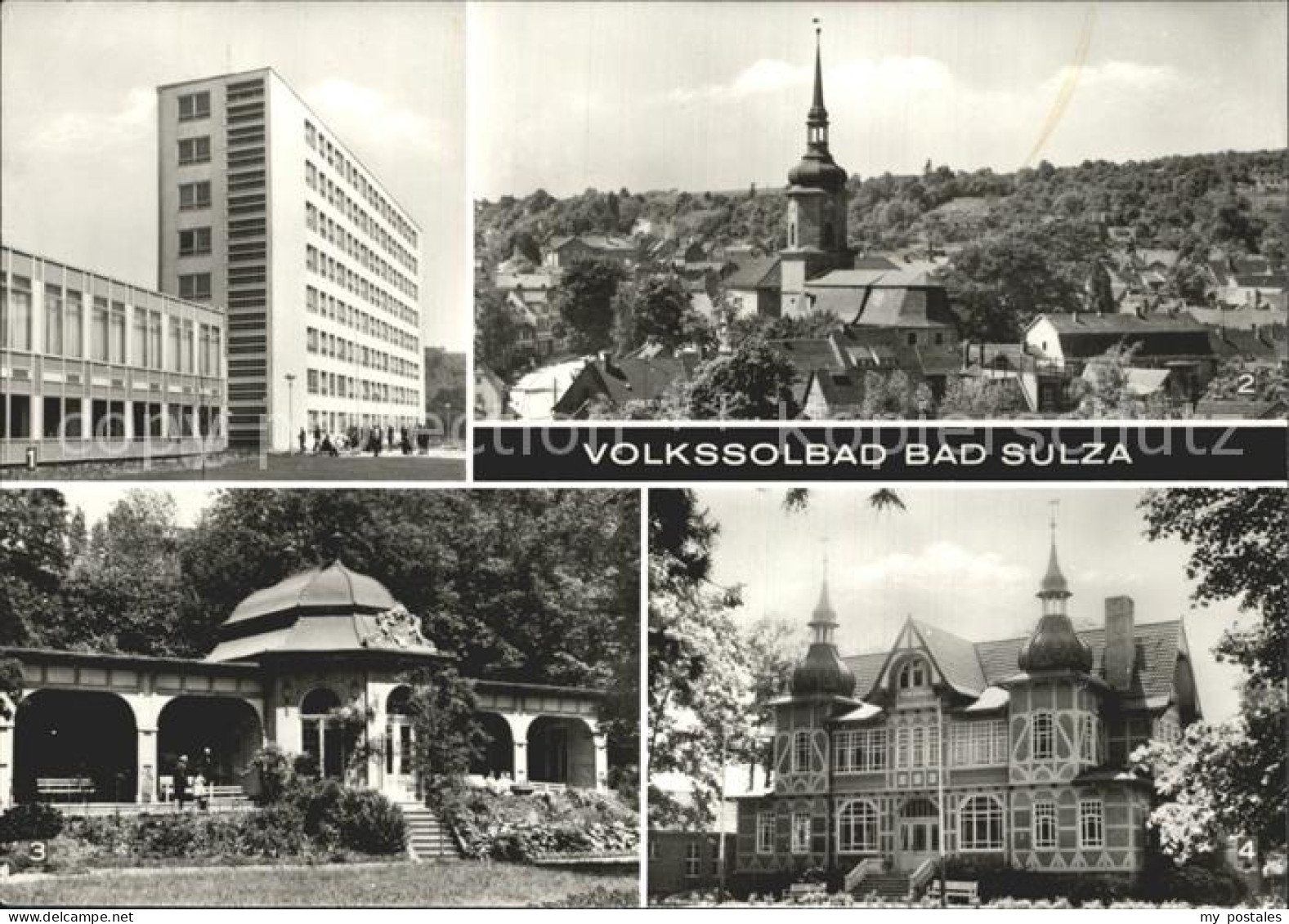 72335121 Bad Sulza Bergarbeiter Sanatorium Teilansicht Trinkhalle Inhalatorium B - Bad Sulza