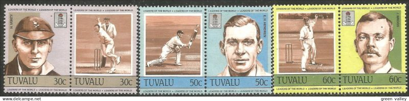 SPET-3 Tuvalu Cricket Verity Handren Briggs MNH ** Neuf SC - Cricket