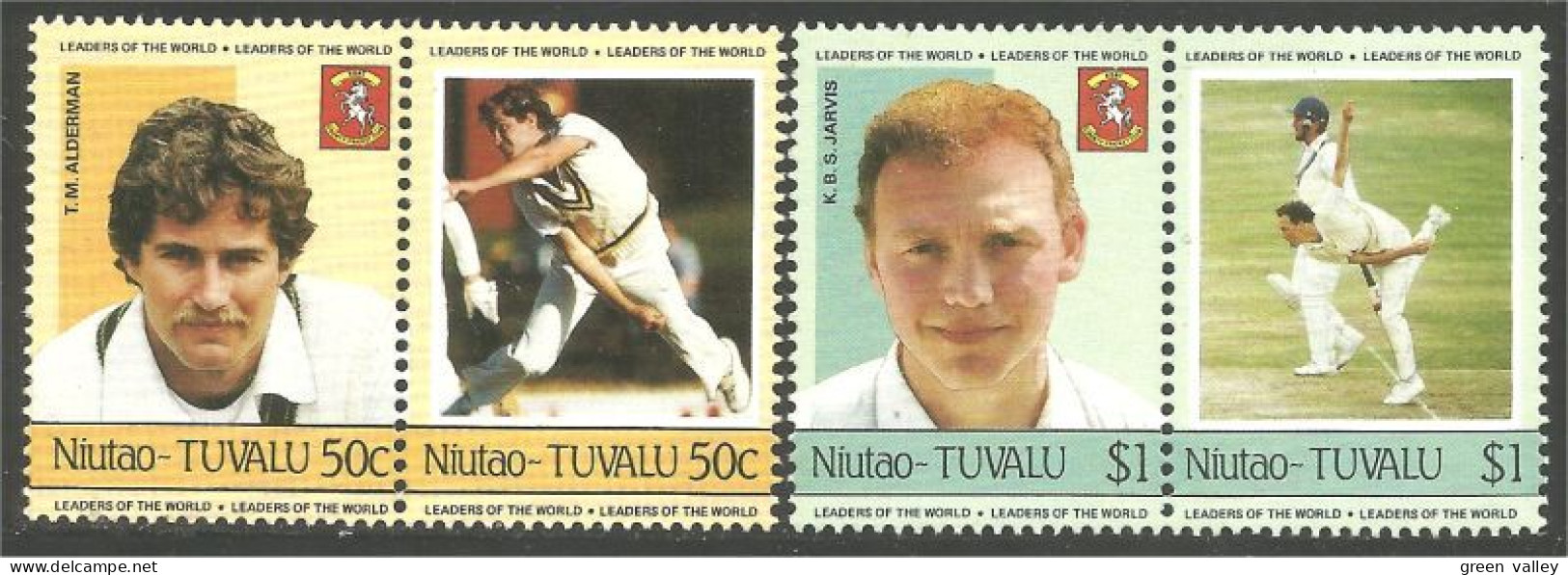 SPET-1 Niutao Tuvalu Cricket Alderman Jarvis MNH ** Neuf SC - Cricket