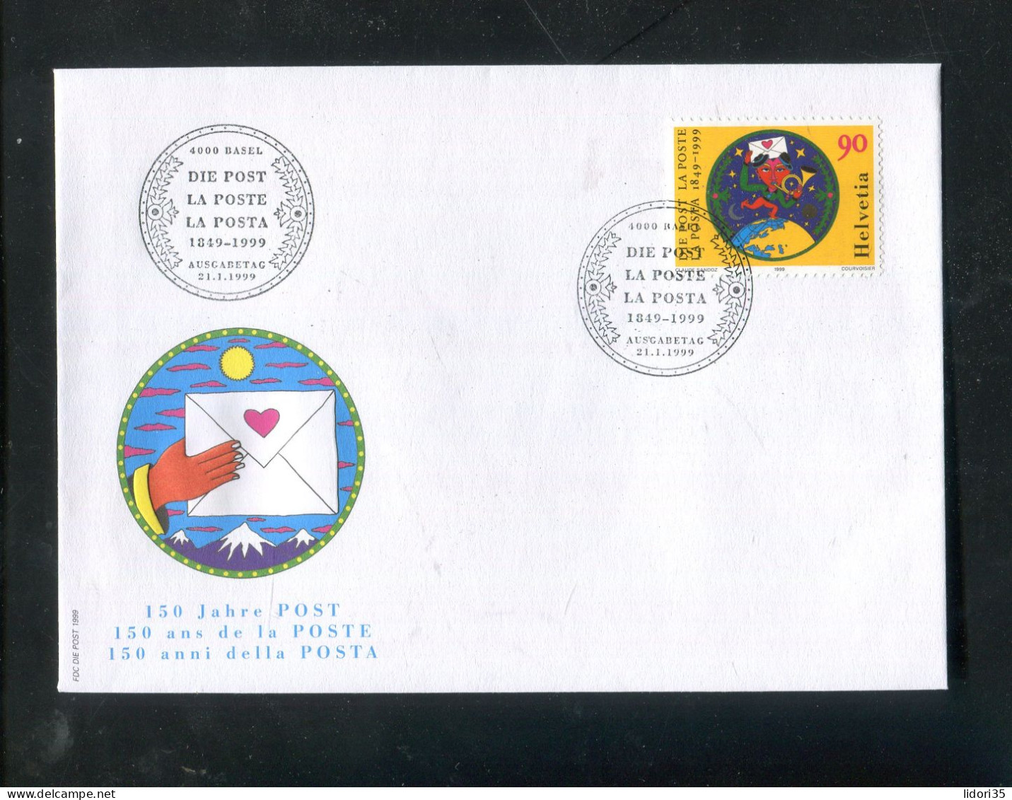 "SCHWEIZ" Partie mit 9 FDC (70076/50)