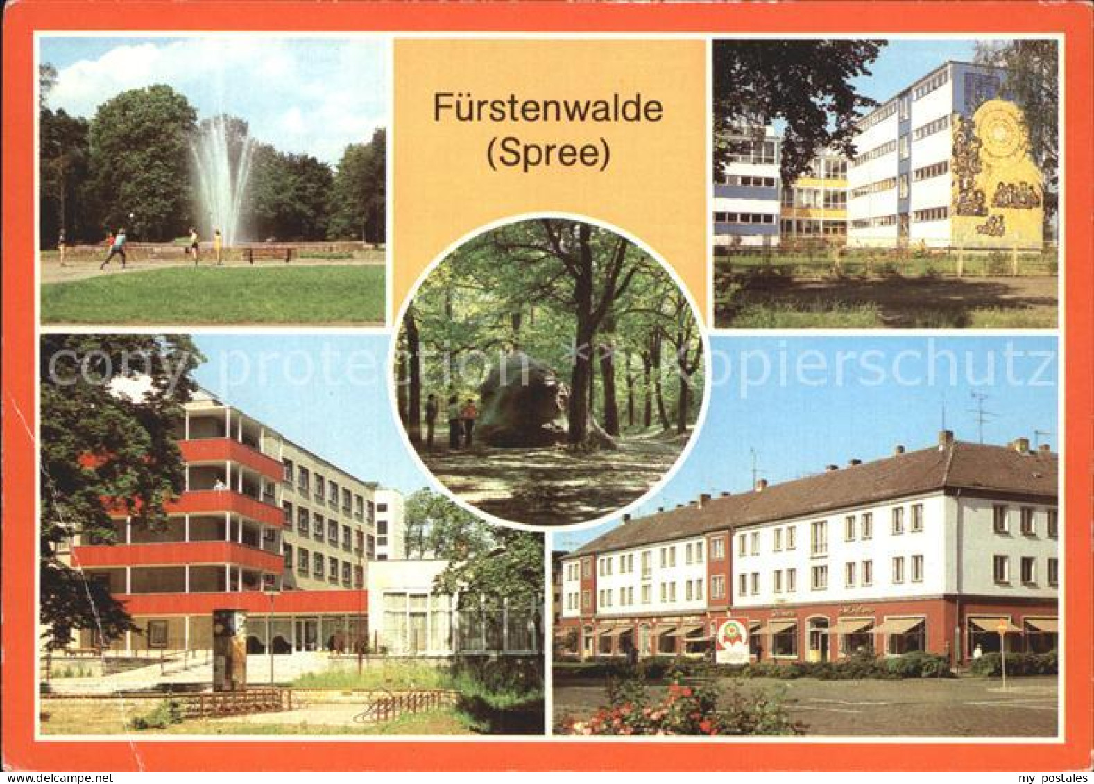 72334908 Fuerstenwalde Spree Park Rauenscher-Stein Muehlenstrasse Fuerstenwalde - Fuerstenwalde