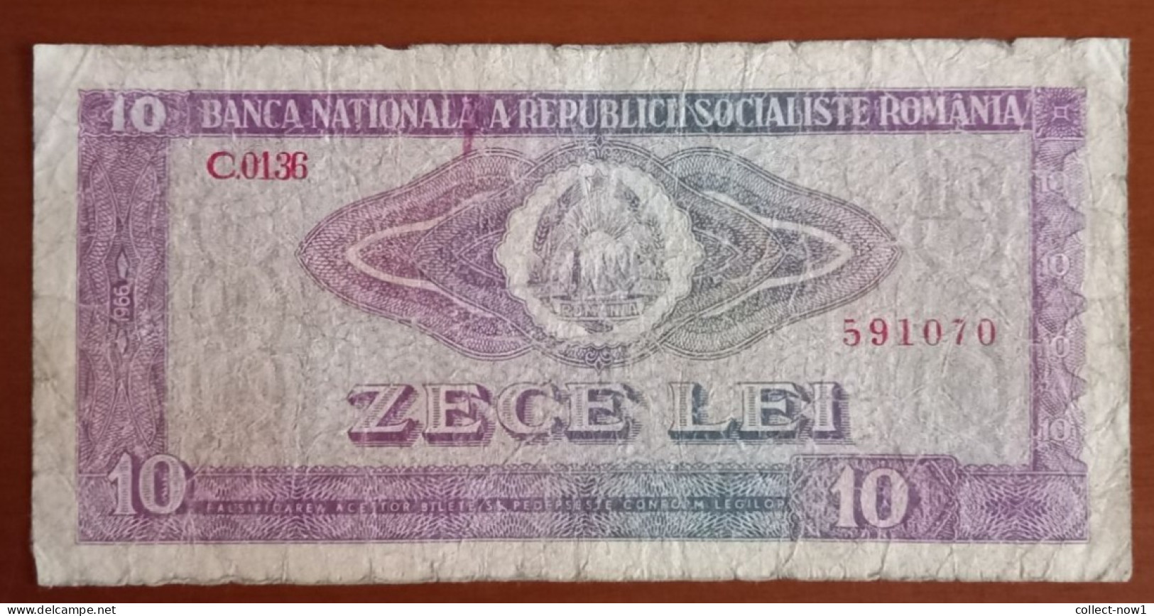 #1  Romania 10 Lei 1966 - Romania