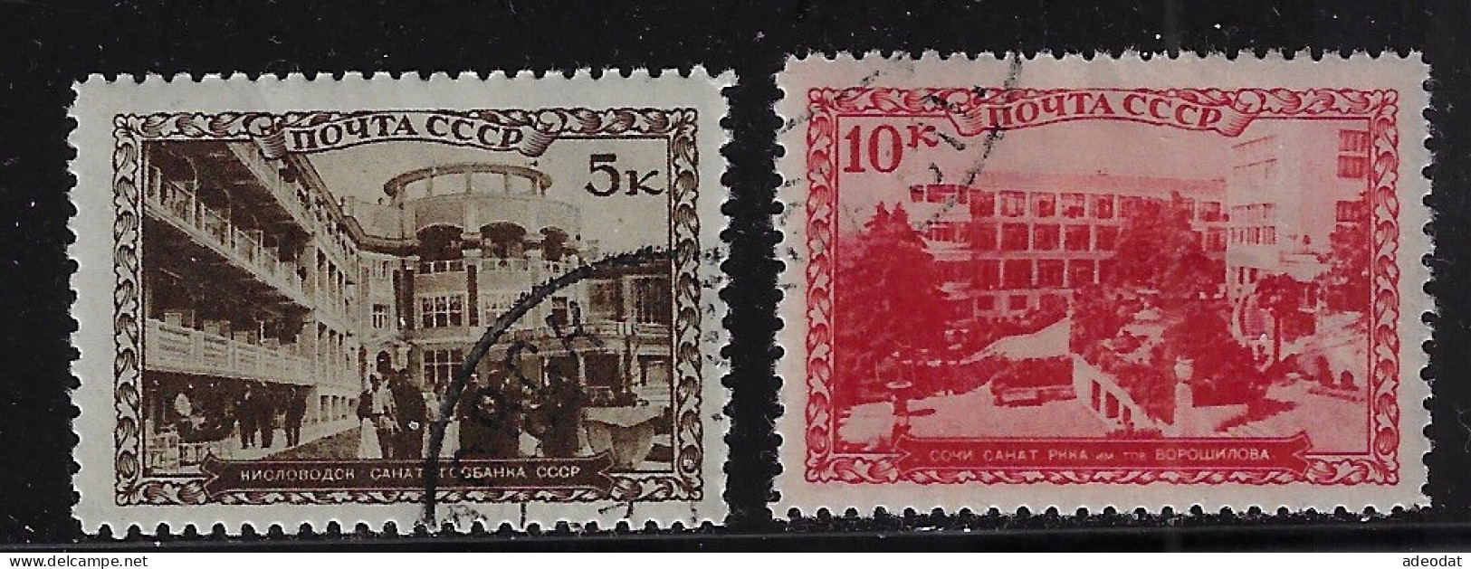 RUSSIA 1939 SCOTT #749,750 Used - Used Stamps