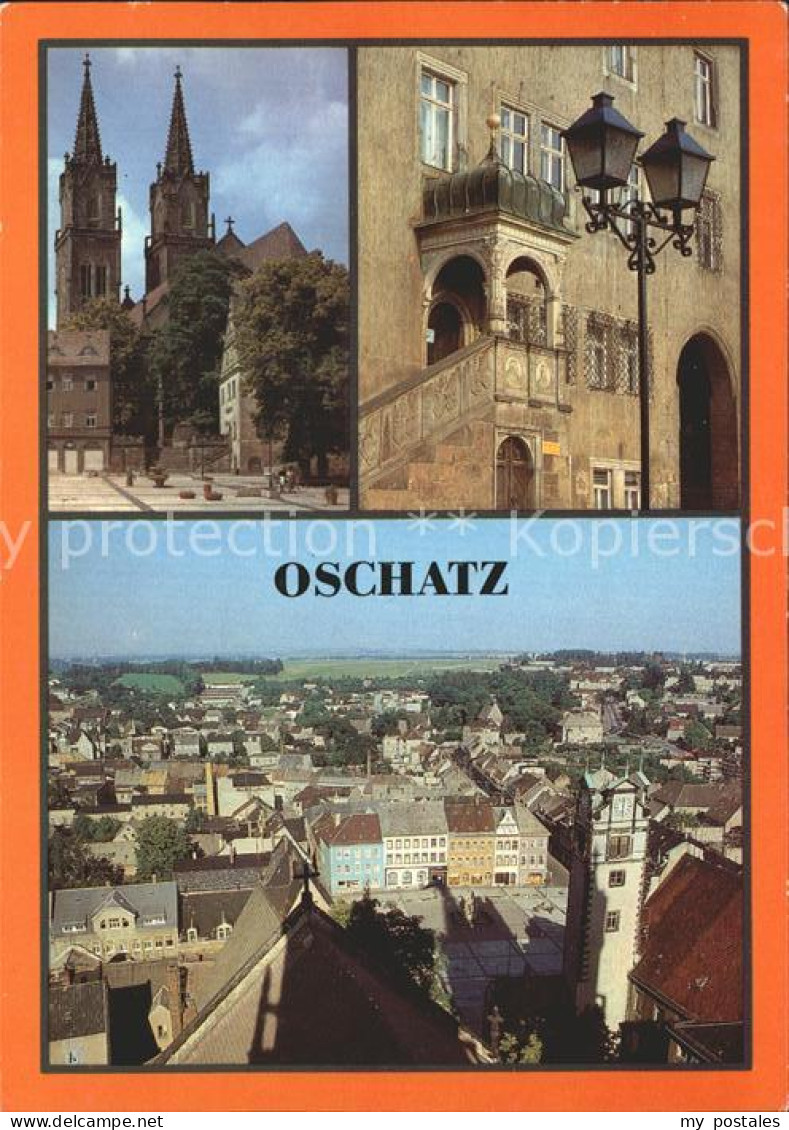 72333917 Oschatz Platz Der DSF Freitreppe Am Rathaus  Oschatz - Oschatz