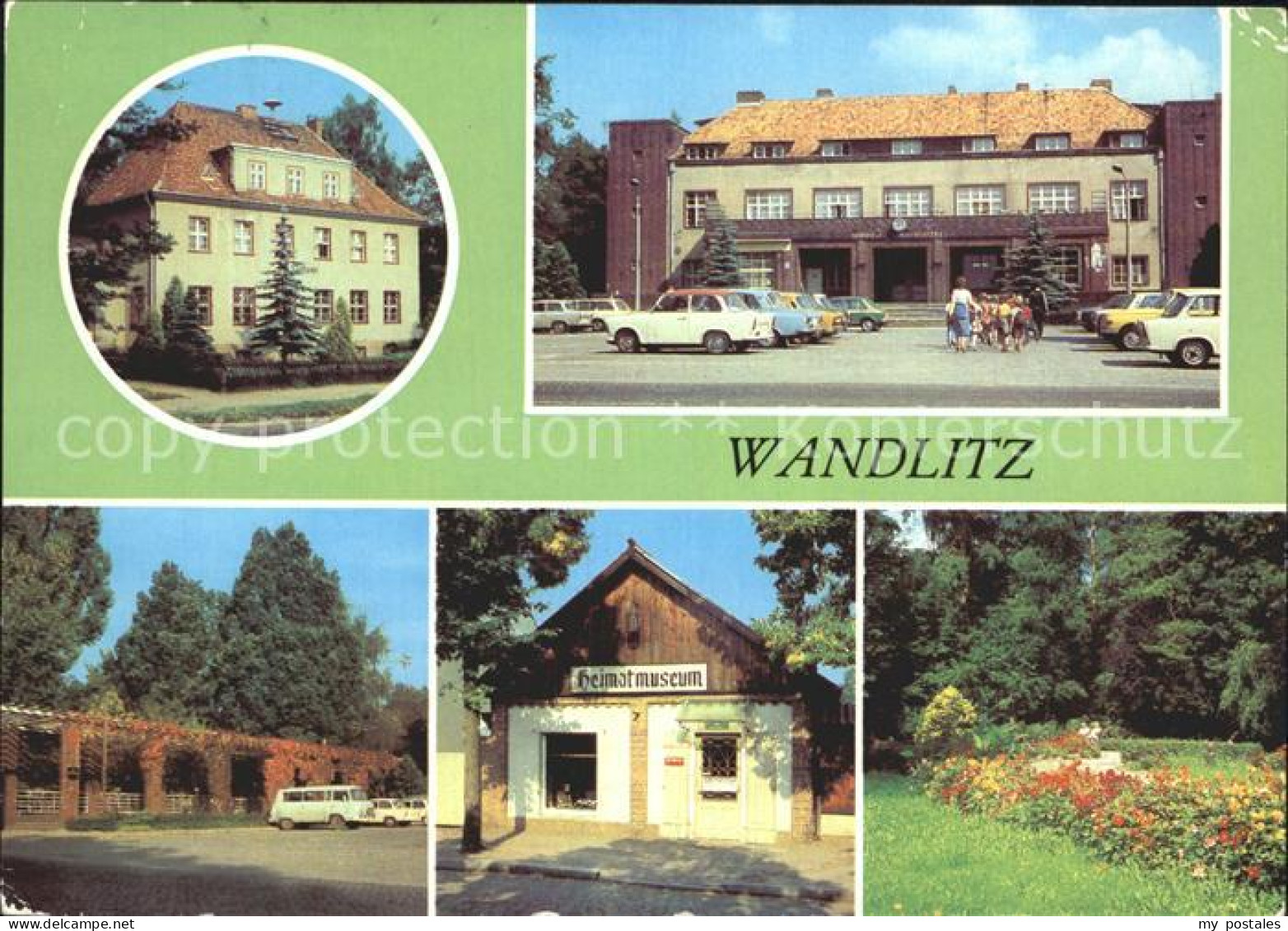 72333854 Wandlitz Postamt Bahnhof Platz Der Befreiung Heimatmuseum Wandlitz - Wandlitz