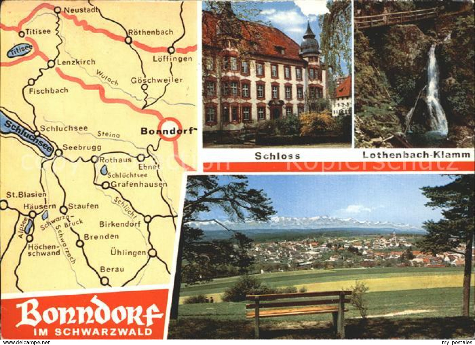 72333794 Bonndorf Schwarzwald Lothenbach-Klamm Schloss Bonndorf - Bonndorf