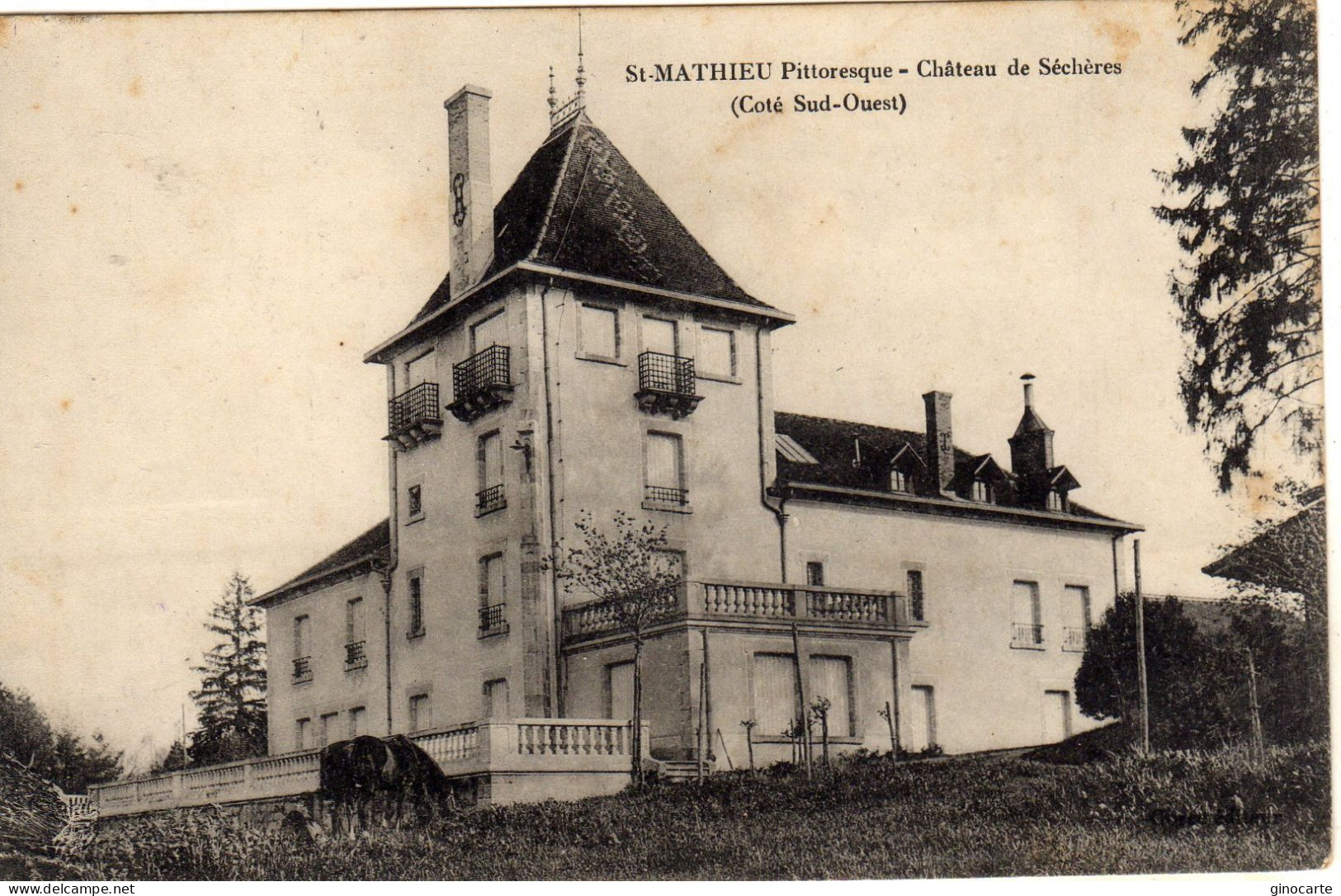 St Saint Mathieu Chateau De Secheres - Saint Mathieu