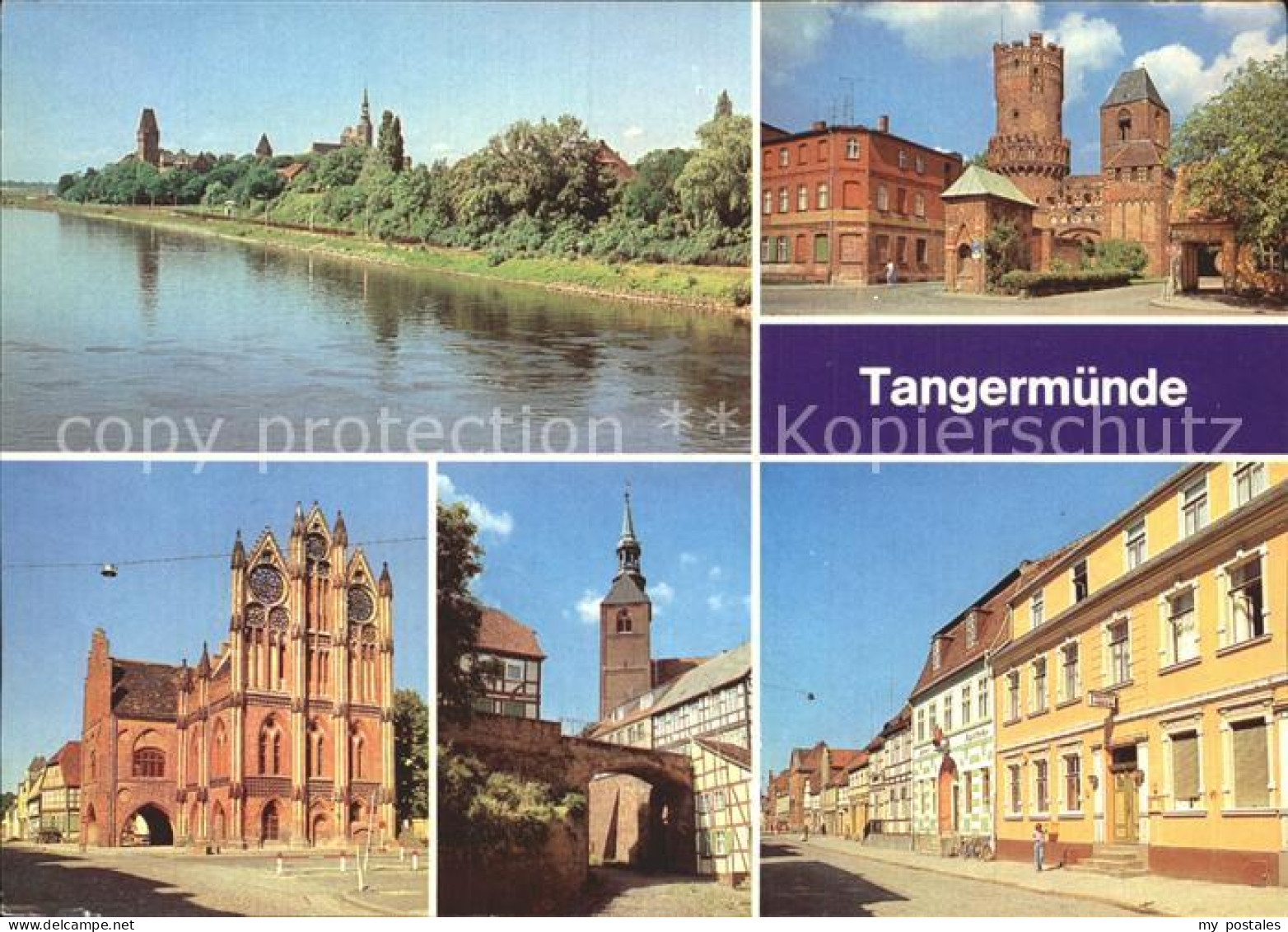 72333110 Tangermuende Elbpartie Neustaedter Tor Rossfurt Leninstrasse Tangermuen - Tangermünde