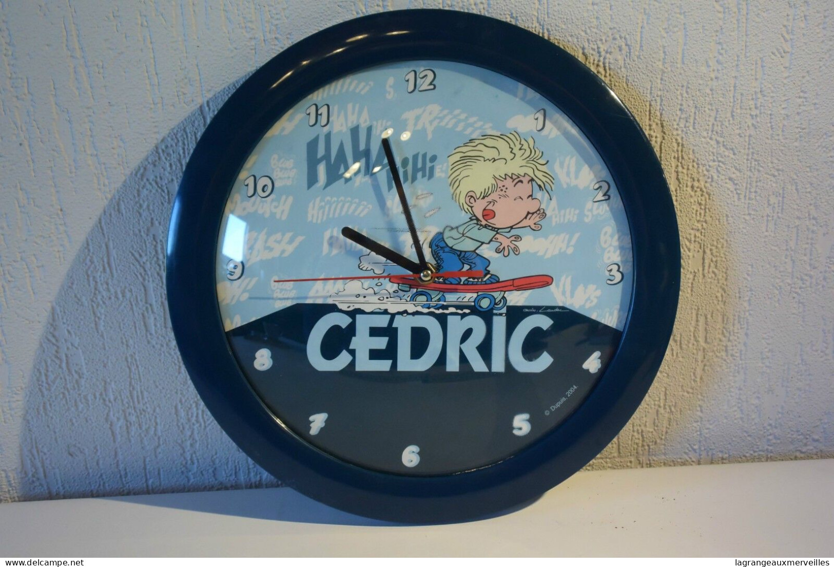 C50 Horloge Bande Dessinée Cédric Dupuis 2004 - Wandklokken