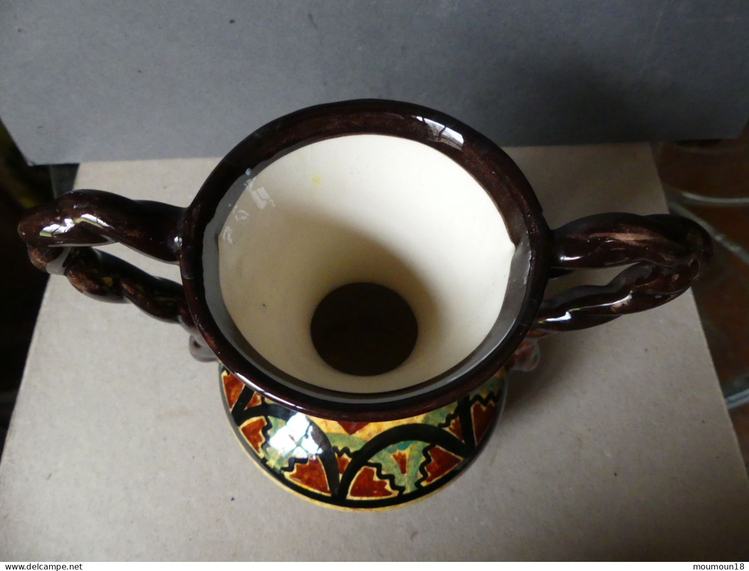 Céramique vase à anses St-Jean-de-Bretagne Paimpol