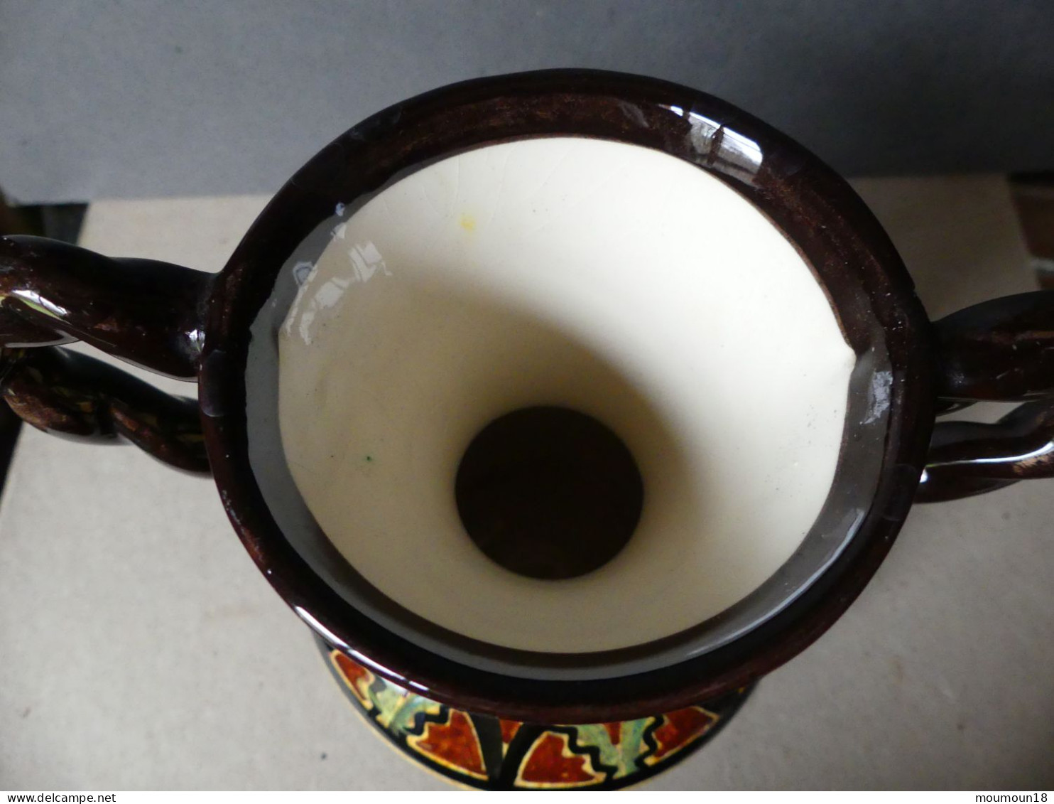 Céramique vase à anses St-Jean-de-Bretagne Paimpol