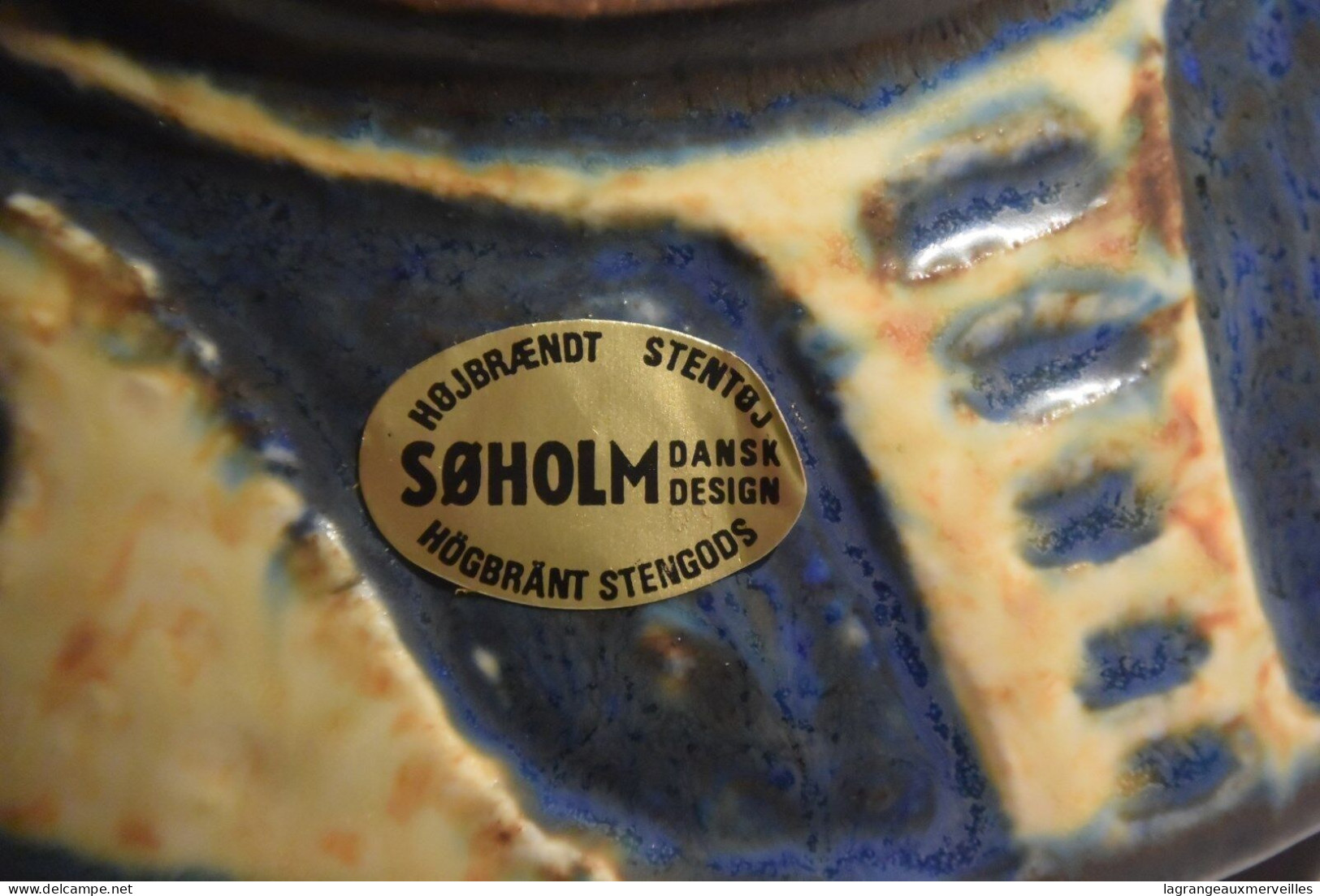 C50 Vase Ou Brule Encens Design Danemark SOHOLM Scandinavian Pottery - Popular Art