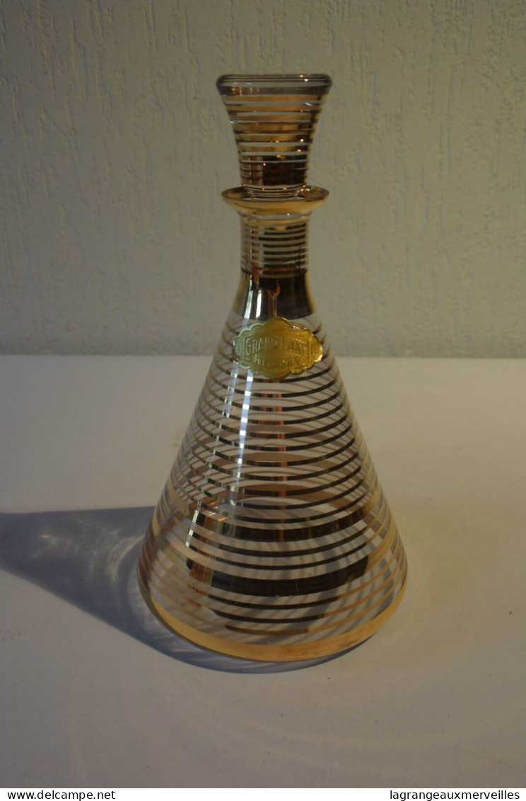 C50 Ancienne Carafe à Alcool Cognac Armagnac Grand Luxe Belgique Vintage - Carafes