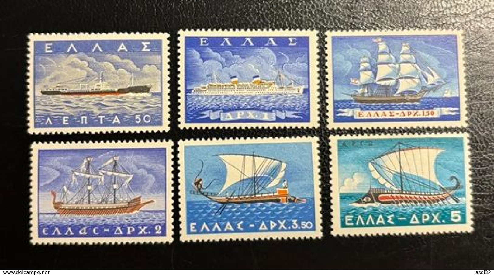 GREECE, 1958 SHIPS, MNH - Nuovi