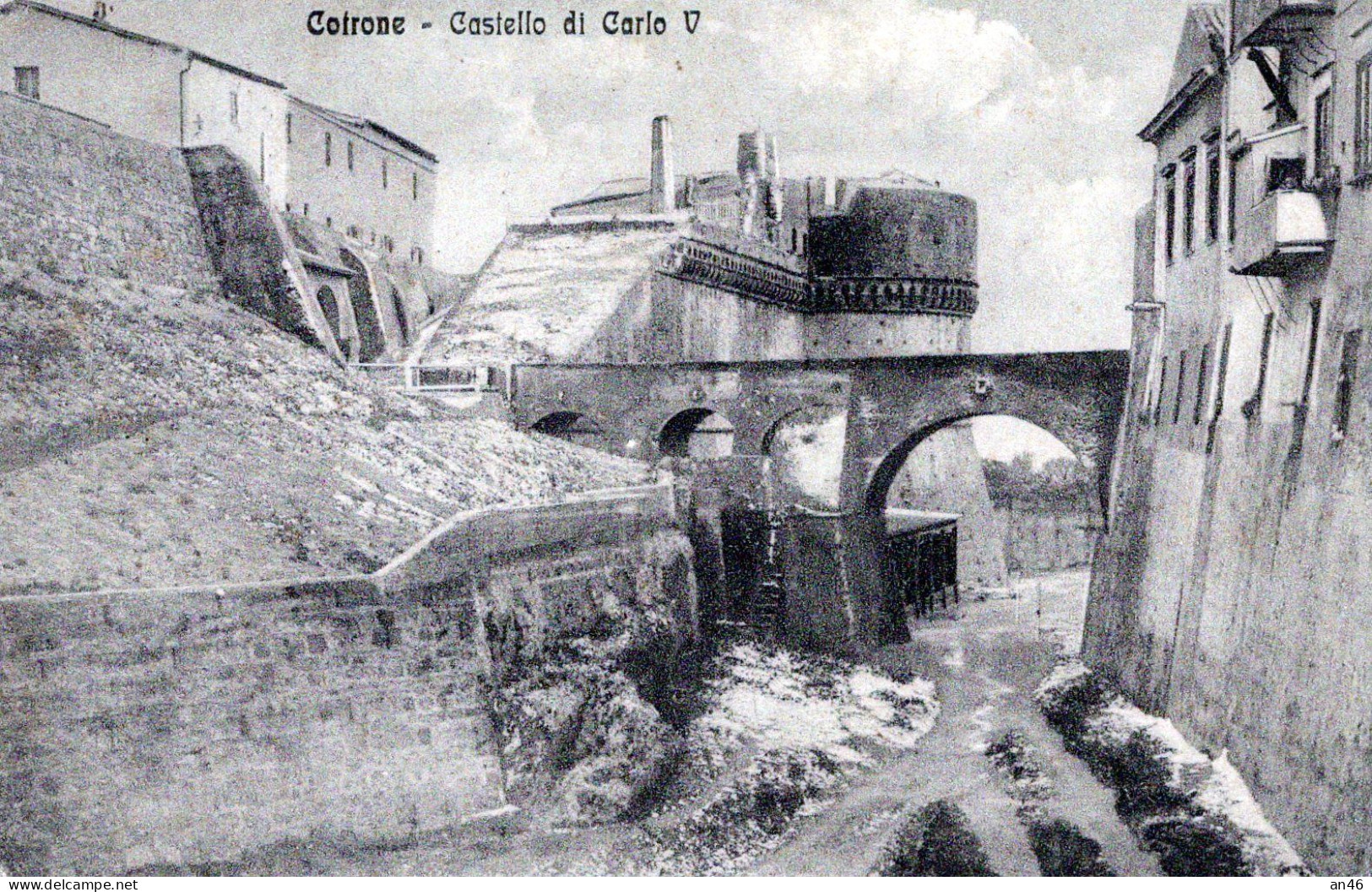 CROTONE (COTRONE Fino Al 1928) - Castello Di Carlo V - Vgt. 1919 - Crotone