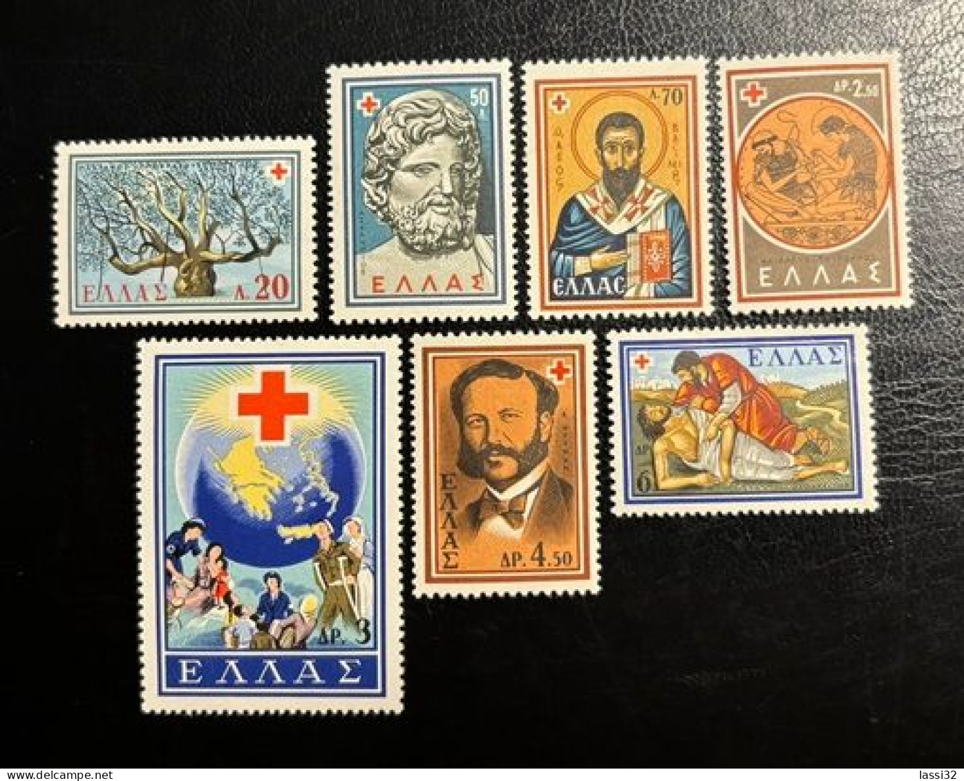 GREECE,1959 RED CROSS, MNH - Unused Stamps