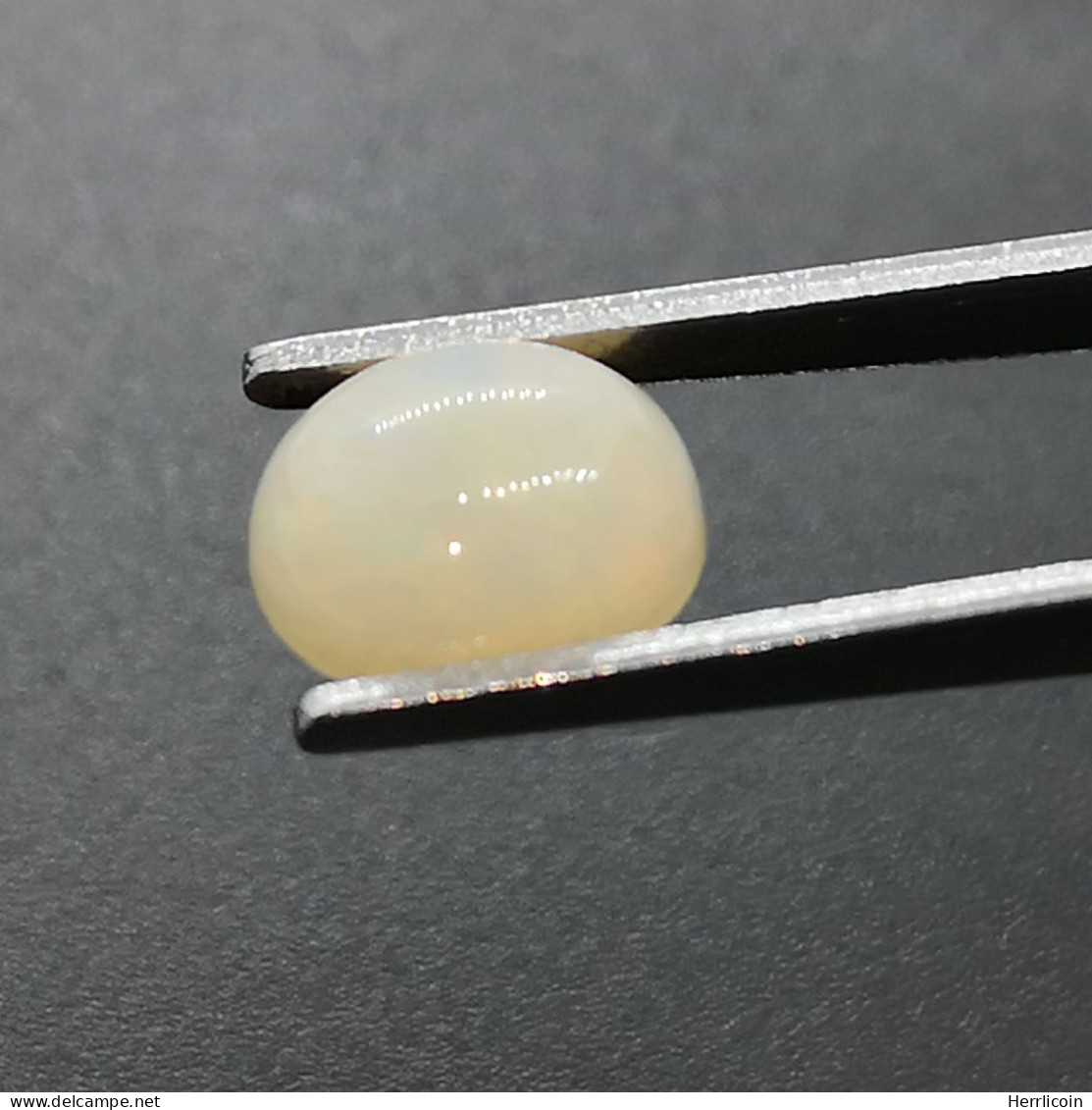 Opale Précieuse Naturelle D'Ethiopie - Cabochon 1.00 Carat - 8 X 6.3 X 3.9 Mm - Opal