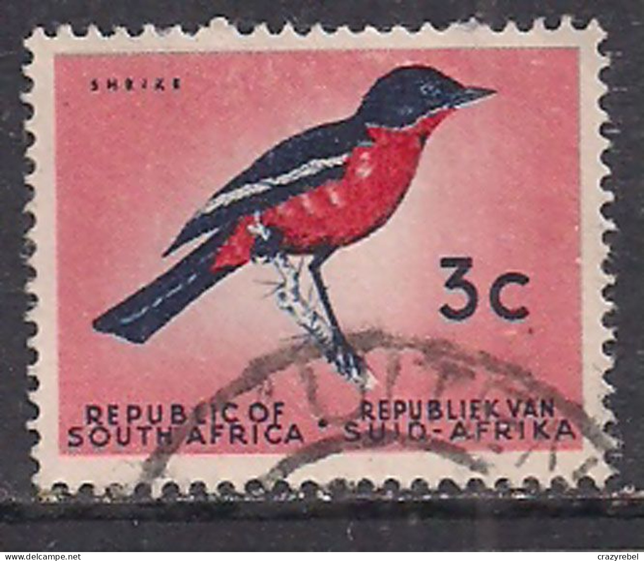 South Africa 1961-74 QE2 3c Bird Used ( K328 ) - Gebraucht